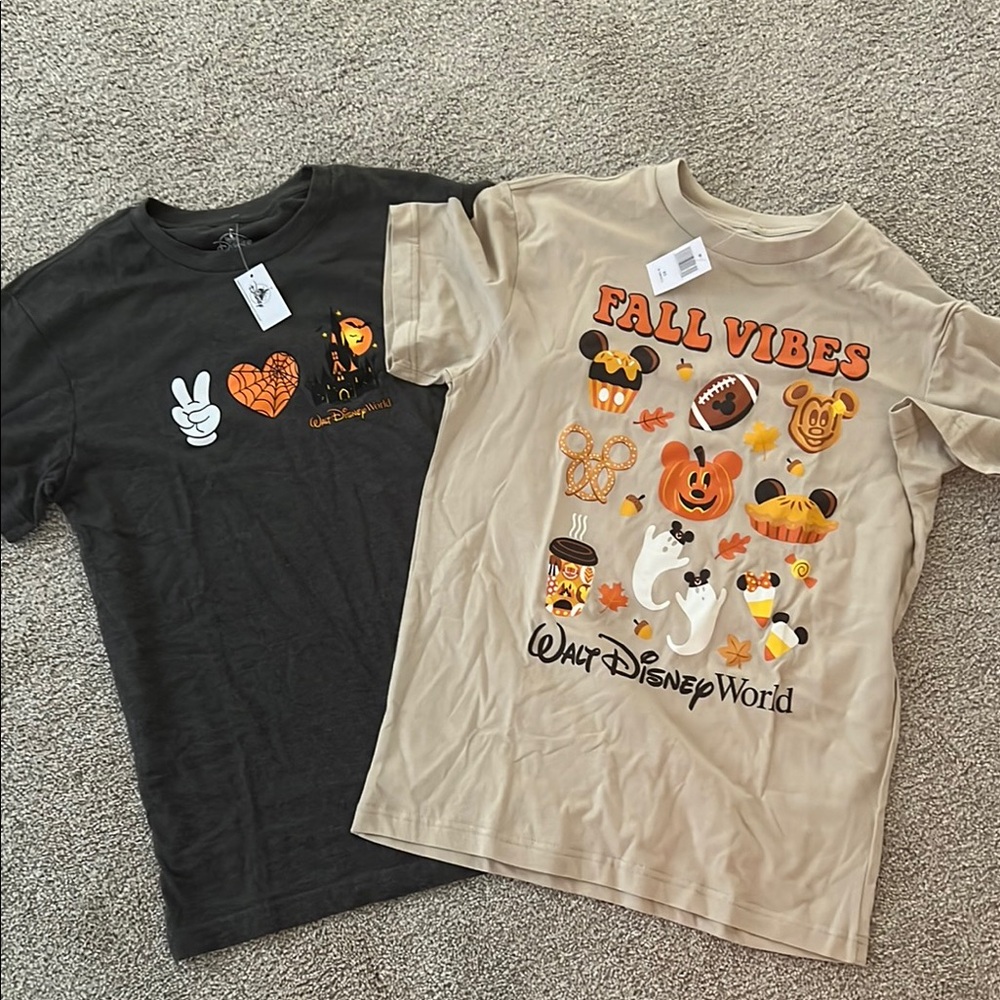 Walt Disney World Fall Halloween Tee Bundle | XS | NWT